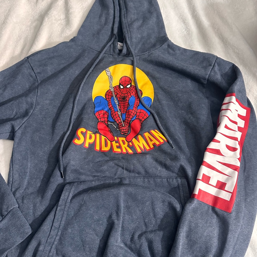Marvel Gray Hoodie with Logo